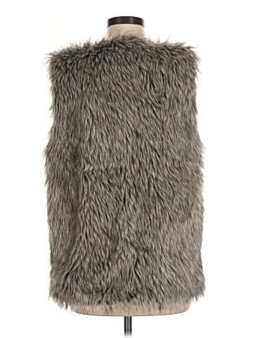 Assorted Brands Faux Fur Vest (view 2)