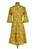 Derek Lam 100% Polyester Yellow Casual Dress Size 10 - photo 2
