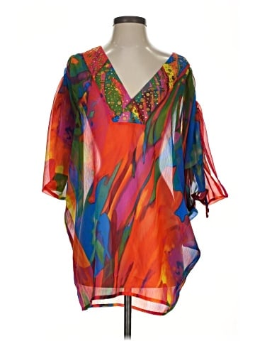 Natori 3/4 Sleeve Blouse (view 1)