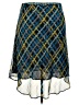 Avenue Studio Argyle Blue Casual Skirt Size 18 - photo 2