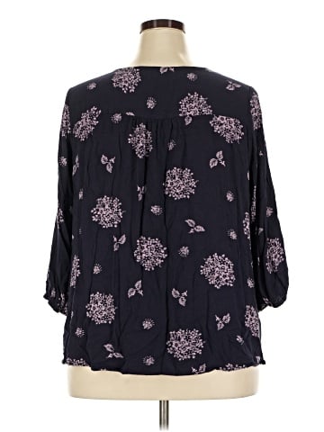 Skies Are Blue 3/4 Sleeve Blouse (view 2)