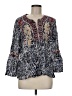 Sigrid Olsen Blue Long Sleeve Blouse Size M - photo 1