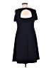 Eliza J Solid Blue Casual Dress Size 10 - photo 2