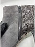 Chloé 100% Leather Gray Leather Embossed and Suede Ankle Boots Size EU 39 - photo 8