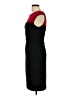 Connected Apparel Color Block Burgundy Cocktail Dress Size 10 - photo 5