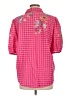 Johnny Was Pink Short Sleeve Blouse Size L - photo 2