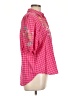 Johnny Was Pink Short Sleeve Blouse Size L - photo 4