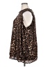Cupio 100% Polyester Animal Print Brown Long Sleeve Blouse Size 2X - photo 5