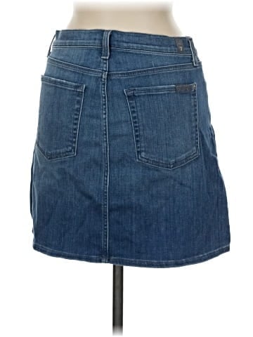 7 For All Mankind Denim Skirt (view 2)