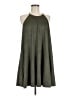 Bishop + Young 100% Polyester Solid Green Casual Dress Size M - photo 1