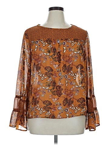 Jolt Long Sleeve Blouse (view 1)