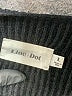 Line & Dot Solid Black Pullover Sweater Size L - photo 7
