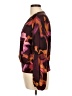 Nine West 100% Polyester Marled Burgundy Long Sleeve Blouse Size L - photo 5