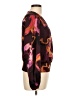 Nine West 100% Polyester Marled Burgundy Long Sleeve Blouse Size L - photo 4