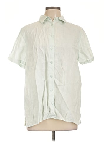 L.L.Bean Short Sleeve Button-Down Shirt (view 1)