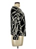 CAbi 100% Cotton Print Black Pullover Sweater Size L - photo 4