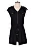 Emma & Michele Solid Black Romper Size S - photo 1