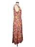Perceptions Floral Tropical Multi Color Orange Casual Dress Size L - photo 4