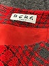 BCBG Paris Plaid Red Formal Skirt Size 12 - photo 4