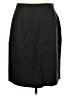 Stephanie Andrews Solid Black Wool Skirt Size 12 - photo 1