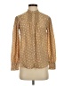 Rebecca Taylor Paisley Tan Long Sleeve Blouse Size XS - photo 1