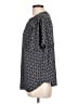 Ann Taylor 100% Polyester Black Short Sleeve Top Size L - photo 5