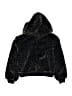 Splendid 100% Polyester Animal Print Black Zip Up Hoodie Size 12 - photo 1