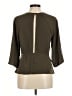 Topshop 100% Polyester Brown 3/4 Sleeve Blouse Size 8 - photo 2