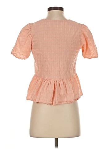 Madewell Crossover Peplum Top (view 2)