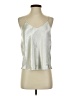 Double Zero 100% Polyester Metallic Silver Sleeveless Blouse Size S - photo 1