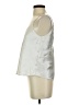 Double Zero 100% Polyester Metallic Silver Sleeveless Blouse Size S - photo 5