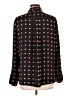 Zara Basic Polka Dots Black Long Sleeve Blouse Size L - photo 2
