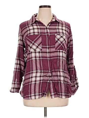 Knox Rose Long Sleeve Button-Down Shirt (view 1)