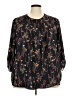 Daniel Rainn Black 3/4 Sleeve Blouse Size 3X - photo 1
