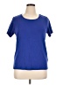 Style&Co 100% Cotton Blue Short Sleeve Top Size XL - photo 1