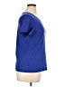 Style&Co 100% Cotton Blue Short Sleeve Top Size XL - photo 4