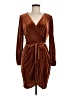 Simplee Brown Cocktail Dress Size M - photo 1