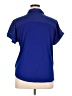 The Limited 100% Polyester Blue Short Sleeve Blouse Size XL - photo 2