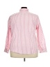 Chaps 100% Cotton Stripes Pink Long Sleeve Button-Down Shirt Size 3X - photo 2