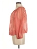 JM Collection Orange 3/4 Sleeve Blouse Size M - photo 5