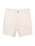 Janie and Jack 100% Cotton Chevron-herringbone Ivory Shorts Size 7 - photo 1