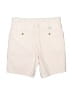 Janie and Jack 100% Cotton Chevron-herringbone Ivory Shorts Size 7 - photo 2