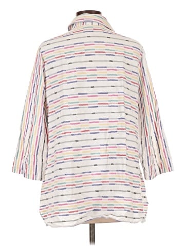 Habitat 3/4 Sleeve Button-Down Shirt (view 2)