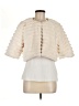 Julia Jordan 100% Polyester Ivory Faux Fur Jacket Size M - photo 1