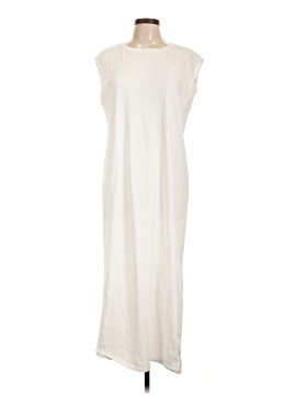 old navy white cotton dress Old Navy Smocked Midi Poplin Dress Open Back Fit & Flare Sleeveless White  Cotton