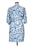 MNG Paisley Blue Cocktail Dress Size 14 - photo 2