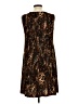 Connected Apparel Animal Print Brown Cocktail Dress Size 10 - photo 2