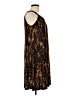 Connected Apparel Animal Print Brown Cocktail Dress Size 10 - photo 4