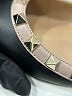 Valentino Garavani Black Leather Rockstud Flats Size EU (IT) 38 / US 8 - photo 3