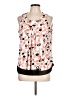 Zac & Rachel Ivory Sleeveless Blouse Size L - photo 1